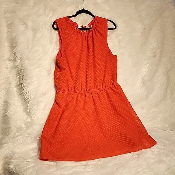 A New Day Orange  dress textured Sz XXL - Picture 3 of 11